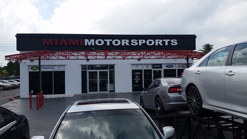 Miami Motor Sports Channel Letters